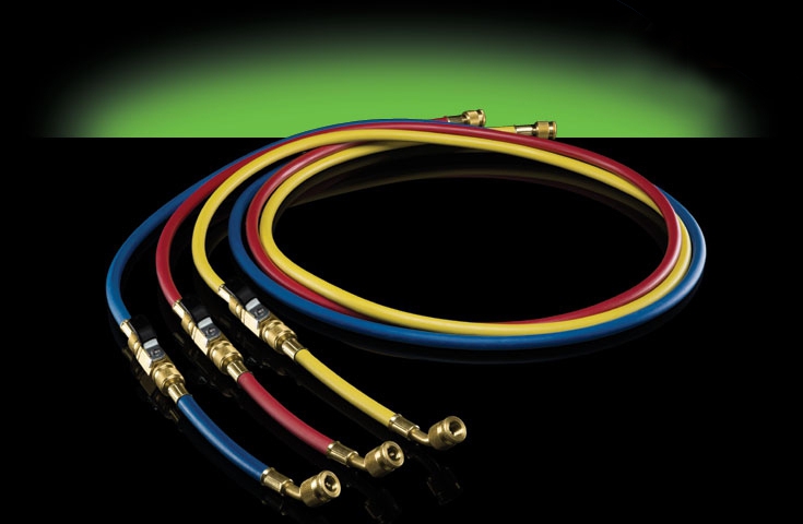 Refrigeration Hoses with Ball Valve Extensions